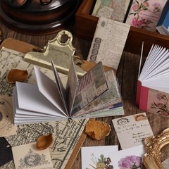Npcswxq 300Pcs Washi Scrapbook Supplies Sticker Set,Nature Vintage Scrapbooki…