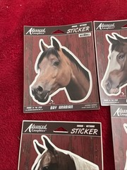 Vintage Advanced Graphics Lot Of 9 Horse Stickers