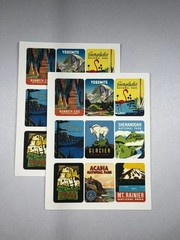 Cavallini & Co. National Parks Vintage Sticker Set, Assorted