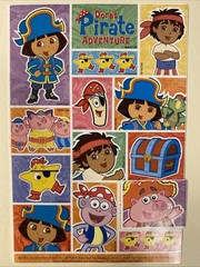 Dora The Explorer Sticker Sheet Scrapbook Planner Craft Stickers READ