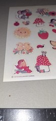 vintage Stickers,Hallmark Tiny Items Birds Squirrel Cats Bug More 1 Sheet