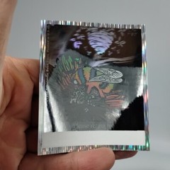 Vtg Scholastic Holographic Sticker Honey Bee Flower Please Return To Book Plate