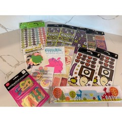 HUGE LOT of NEW Embellishment and Chipboard Craft Scrapbooking