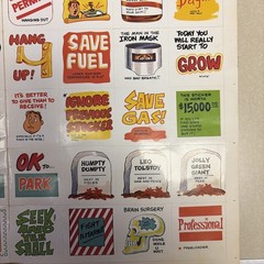 Scholastic Stickers – Vintage 1980 As Is Damage On A Few Stickers