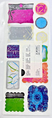Creative Memories New Year’s Celebration Scrapbooking Stickers 1 Sheet