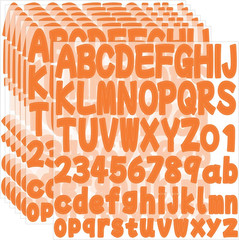 Letter Sticker 1.5 Inch,16 Sheets Vinyl Self Adhesive Waterproof Scrapbook Lette
