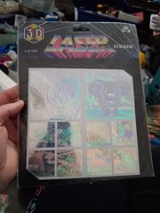 3D Laser Stickers Outer Safari Animals VTG NOS