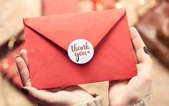 40 THANK YOU STICKERS ROSE GOLD ENVELOPE SEALS LABEL STICKERS 1.5″ FREE SHIPPING