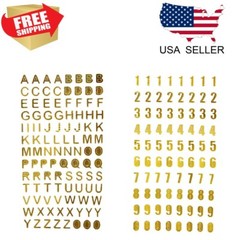 Glitter Alphabet Letter Metallic Sticker Self Adhesive For Card Making DIY Craft