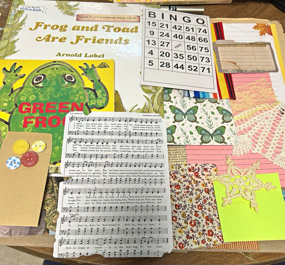 Scrapbooking/Junk Journal Mixed Lot Ephemera Embellishments Frogs