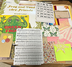 Scrapbooking/Junk Journal Mixed Lot Ephemera Embellishments Frogs