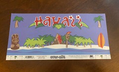 EK Success Over-alls Scrapbook Titles 12” X 5.25” Hawaii Vacation