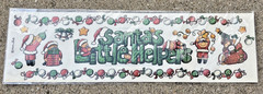 Large Karen Foster Sticker Parade «Santa’s Little Helpers» Christmas Borders 12″