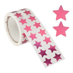 1000Pcs 1/2″ Star Stickers Self-Adhesive Metallic Foil Stars Metallic Rose