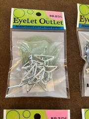 Eyelet Outlet Brads Lot of Food Home NEW 6 packs Card Making Scrapbooking