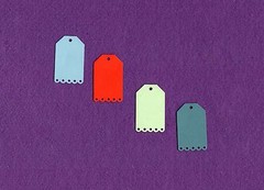 TAG # 2 die cuts scrapbook cards