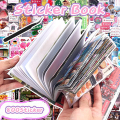 800pcs Kawaii Stickers Book Japanese Korean Scrapbook Journaling Manga Aesthetic
