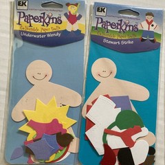 Paperkins Paper Doll & Mini Paperkins Lot
