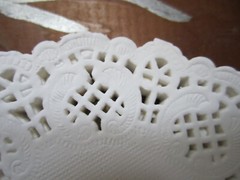100 pc 3.5 inch Off White Paper Doily Round 11cm Cardmaking Scrapbooking