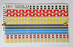Vintage Fresh & Funky Border Stickers MINI DOTS BORDERS STK300B – New Old Stock