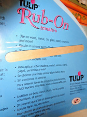 Tulip Rub-On Transfer “Grapes” For Wood Metal Tin Glass Paper Ceramic & More