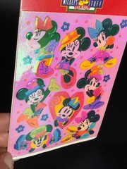 Minnie Mouse Vintage Stickers NIP Sandy Lion Mother Of Pearl Opal Iridescent