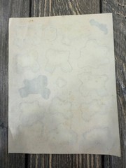 Vintage Hallmark Sheep Sticker Sheet Collectible Scrapbooking Craft 1984