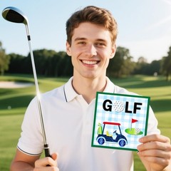 Golf Theme Metal Die Cuts for Scrapbooking, Card Making & DIY Crafts – Carts, Cl
