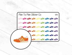 1290~~ Running Tennis Shoe Planner Stickers.