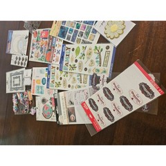 Multi-Brand Scrapbook Sticker Lot Mixed Themes Multicolor Craft Die Cuts