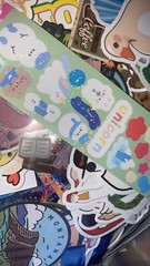 Surprise Lot of 50 Random Stickers – Includes Die Cuts/Sticker Flakes!