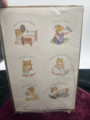 24 Vintage Stickers Current, Inc. Wee Blessings Forest Folk Mice 4 Sheets New