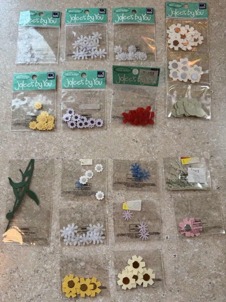 Lot of Jolees by You Tiny Flower & Leaf Embellishments – Discontinued