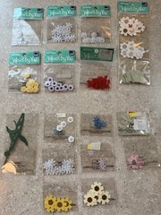 Lot of Jolees by You Tiny Flower & Leaf Embellishments – Discontinued