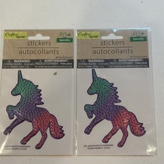 Crafters Square Scrapbooking Stickers Bling Lot Of 5 As Pictured NEW *READ*