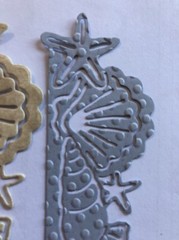 SEASHELL BORDER Die-Cuts (3pc)Approx.5.5″x 1.5″ Ocean•Sea•Sand•Tropical•Vacation