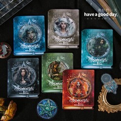 Holy Magic Book PET Stickers Forest Sea Vintage 40pcs/pack Witch Scrapbooking