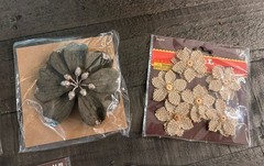 Mixed Lot Flowers Floral Scrapbook /Craft Embellishments All New L🌸🌸k!!