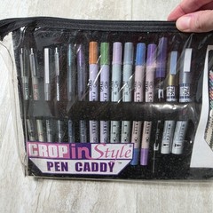 Crop In Style Pen Caddy New! Holds 75 Pens!
