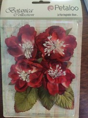 Lot 9 Petaloo Flora Botanica Botanica Blooms Collection 2″ Flowers #32
