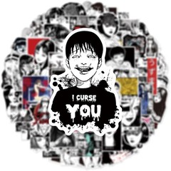 50Pcs Manga Tomie Stickers Mixed Pack,Junji Ito Cartoon Characters Stickers M…