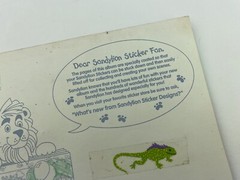Vintage Sticker Album Sandylion Winnie The Pooh Purple Book