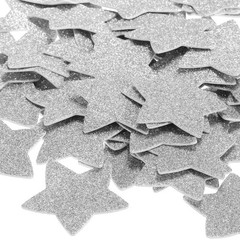 2.2″x2.2″ Star Foam Stickers, 120Pcs EVA Glitters Foam Shape Sticker, Silver