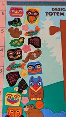 Vintage Sandylion Design A Totem Pole Maxi Sheet Activity Sheet 1 Sheet