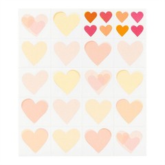 MIDORI Color Shikishiyo sticker heart gala