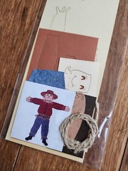 Scarecrow Fall Die Cut Laser Cut New – Deluxe Cuts Scrapbooking – Retired #17