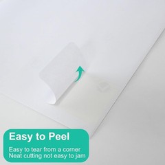 (2″ x 4″) 30 Sheets, Printable White Sticker Labels, Laser/Inkjet Printing – Mat