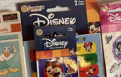4 Disney Snow White Goofy Mickey Donald Duck Sticker Sheets Sandylion Hallmark