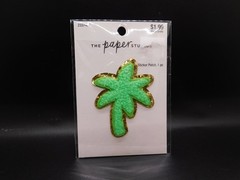 The paper studio green palm tree sticker patch 1pc