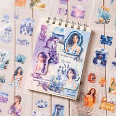 YagCu Season Scrapbook Stickers Set, Summer Junk Journal 3.15 inches,